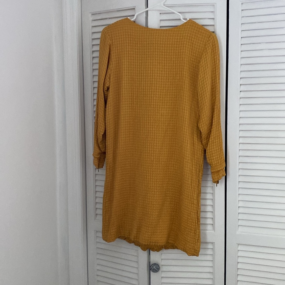 Vintage Silk Oscar de la Renta Marigold Dress